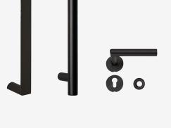 Black line Griffstange Schlüssellochfassung Innendrücker