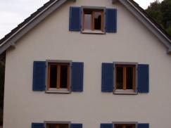 Holzfenster mit Stulp