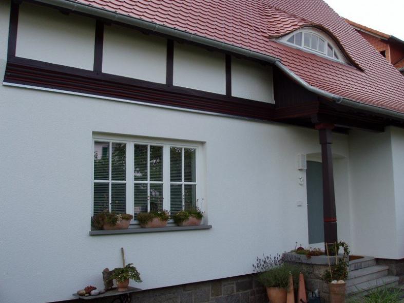 Holzfenster 3-tlg. mit Sprossen