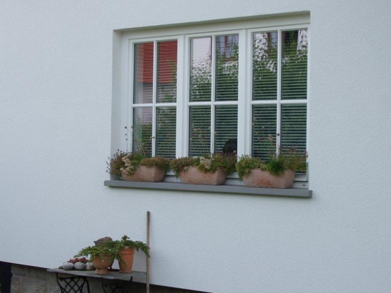 Holzfenster mit Sprossen