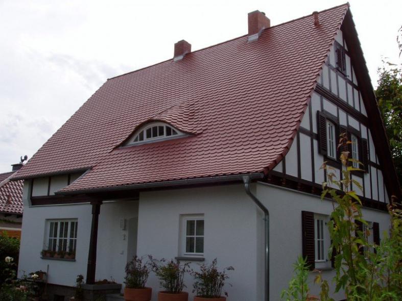 Holzfenster mit Sprossen