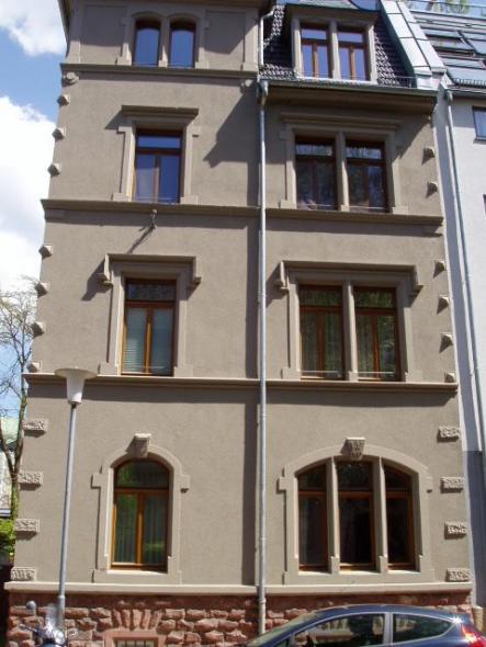 Holzfenster mit Wetterschenkel und Oberlicht