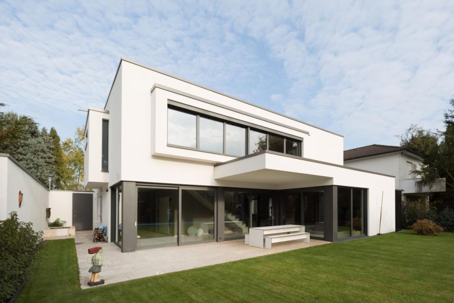 Schiebetüre Holz-Alu, Aluschale DB 703 Feinstruktur