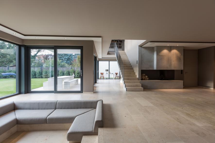 Schiebetüre innenseite Kiefer RAL 7016 anthrazit