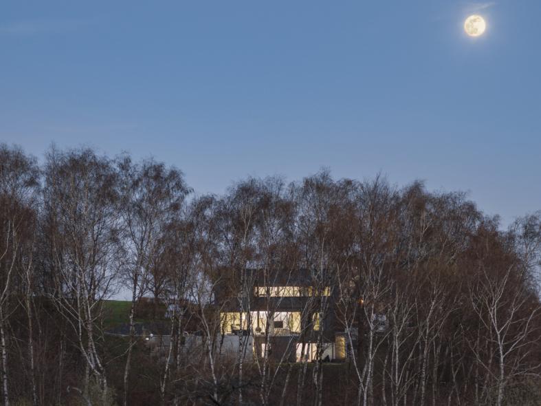 Fensterelemente in Alu-Holz