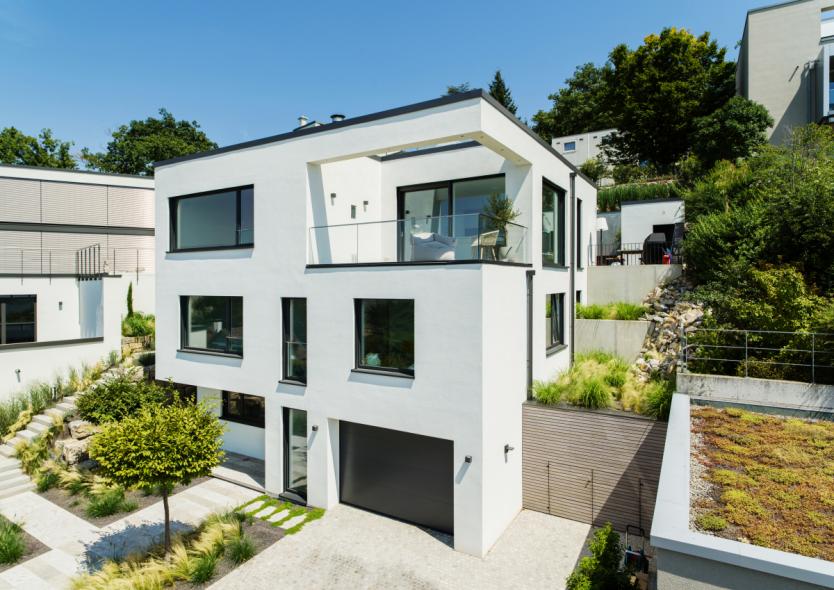 Alu-Holzfenster Kiefer 